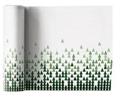 Mydrap tovaglioli 12Â unitÃ per Rotolo 20Â x 20Â cm in Cotone, 9Â x 12Â x 16Â cm, Bianco/Verde