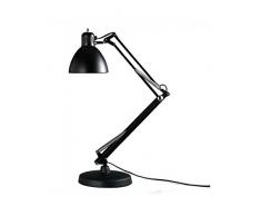 Fontanaarte Nasketta Lampada da Tavolo, E27, 42 watts, Nero