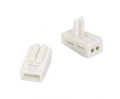 SLV 550.560 GU4 clip Verbinder luce di striscia del LED, Bianco