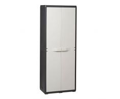 Viscio Trading City Line Armadio Tutto Piani, Grigio, 38 x 65 x 170 cm