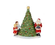 Villeroy & Boch Christmas Toys Lanterna Babbo Natale sullAlbero, Verde/Multicolore, 20 x 17 x 23 cm