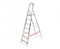 HOME 7189207 Scala Alluminio 7 Gradini Fai da Te Brico