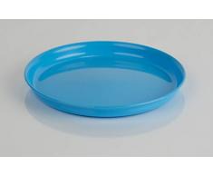 Kimmel 21-000-2208-1 - Piatto per bambini in plastica, colore: Azzurro