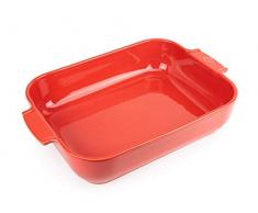 PEUGEOT PSP60015 Appolia Pirofila Rettangolare 40cm, Ceramica, Rosso