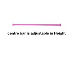 Complete Retail Source ltd Appendiabiti da 1,2 m, 1,5 m, 1,8 m, Resistente, colorato, per casa, Negozio, Colore: Rosa