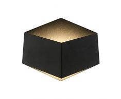 Applique 3W, LED Up Down Fazzoletto Nero Luce 4000K 230V Chip Bridgelux