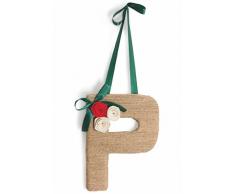 Villa dâEste Home Tivoli Word Appendino Fuoriporta P, Corda, Marrone, 27x5x27 cm