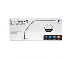 Daylight Slimline - Lampada da tavolo LED S cromato spazzolato, altri, multicolore, 6,35 x 47,24 x 19,68 cm