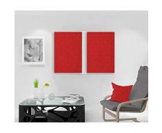 Soleil docre Kiel - Paraspifferi in Voile, Poliestere, 60 x 90 cm, Colore: Rosso