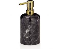 Kela Liron - Portasapone, colore: Nero Dosatore per sapone liquido Nero