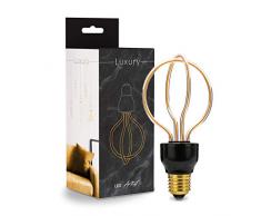 Suprema Lampada LED Decorativa filamento Senza Vetro Esterno 8.5 W, Luce Calda 2200K