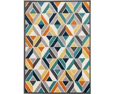 benuta Tappeto per Interni ed Esterni Summer Multicolore, 133 x 190 cm, Tappeto Moderno per Salotto e Camera da Letto