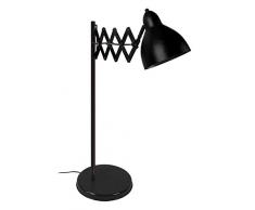 Tosel 90075Â Harmonica lampada di ufficio lamiera acciaio/Vernice epossidica 330Â x 600Â mm, nero