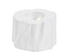 Nows Home 7575858 portalumini da 8 cm, in Porcellana Opaca Parabrezza