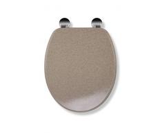 Croydex flexi-fix Dorney always Fits Never scivola copriwater, effetto legno, arenaria, 45Â x 37.5Â x 6Â cm