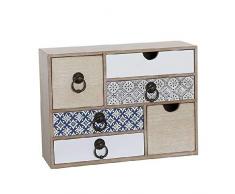 Dcasa - Cassettiera con cassetti portaoggetti per Decorazioni Natalizie, Articoli per la casa, Unisex, per Adulti, Colore: Unico