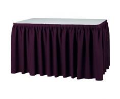 Winware tabella battiscopaÂ âÂ Plisse StyleÂ âÂ bordeaux Plisse (donare un tocco speciale, extra ai tavoli a vostro evento. Tabella battiscopa puÃ² fare la differenza in presentazione per il banchetto, buffet,