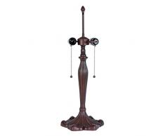 LumiLamp 5LL-5791 - Base per Lampada a 2 luci, Ã 23 x 62 cm, 2X E27/60W, per ombrellone Tiffany