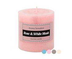 BigBuy Home Candela Multicolore, 6,5 x 6,5 x 7 cm