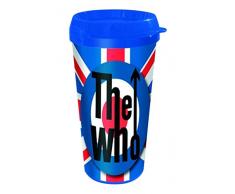 Empire Merchandising 698537Â The Who Target Tazza da Viaggio Tazza Termica in plastica, Diametro 9Â H 17Â cm