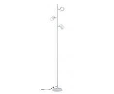Trio Leuchten Trio 473190331 Lampada a Stelo, Nichel, Cromato, 18x28x154 cm 4.7 W, Bianco, 18x28x154Â cm
