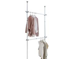 Wenko Bastone Appendiabiti Herkules, Set da 2, Asta telescopica