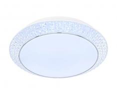 WOFI - Lampada da soffitto per interni, soggiorno, lampada da soffitto, lampada dimmerabile, memoria bianca in plastica, 31 W