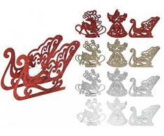 The Fairy Box PMS - Portacandele con Finitura Glitterata, 3 Fantasie, 4 Colori