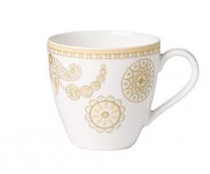 Villeroy & Boch Anmut Samarah Tazza Espresso Senza Piatto, 0.10 L, Porcellana Bone China, Multicolore