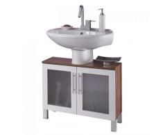 Simply Elan - Mobile sottolavabo in truciolato, 31,5 x 67 x 56,4 cm, Colore: Bianco
