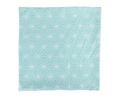 Ostaria Custodia di Cuscino Quadrato Motivo Stelle e puntillas, Poliestere, Acqua, 40Â x 40Â x 3Â cm