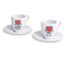 PLATEX, Set di tazzine da caffÃ¨, 2 pz, Bianco (WeiÃ)