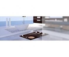 Grund Colani 18 Tappeto per Il Bagno, Poliacrilico Ultrasoft, Marrone, 50 x 80 cm