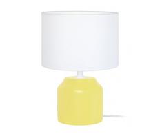 Tosel 65276Â lampada comodino, 1Â Luce, legno, E14, 40Â W, Giallo, 16Â x 24Â cm