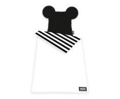 Herding Disney Minnie Mouse Set di Biancheria da Letto, Cotton, Bianco, 135 x 200 cm, 80 x 80 cm