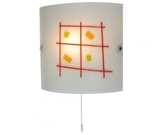 Naeve Leuchten, Lampada da soffitto in vetro, 11 Watt, classe di efficienza energetica A, 410 lumen