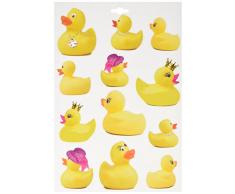 Kleine Wolke Duckie Adesivo per Finestra statica, Giallo, 23Â x 34Â cm