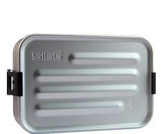 Sigg Metal Box Plus S Alu Lunchbox 0.8 L, Moderno e Pratico Portavivande Portatile, Pratico e Robusto Porta Pranzo in Alluminio con Parete Divisoria