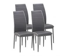 Generica Sedia 11431GR, 42 x 50 x 98
