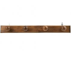Panetta Portabiti Legno Fisso 4ps Contenitori e sistemazione Armadio, Beige, 30 x 30 x 30 cm