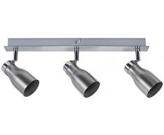 Paulmann 66688Â Spotlight Meli Max 3Â X w GU10Â 230Â V in metallo nichel satinato 666.88Â plafoniera lampada soffitto LED lampada faretto da soffitto