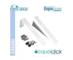 PONTE GIULIO, Coppia di mensole per lavabo, Serie 130, Bianco, Unica