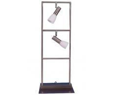 Naeve Leuchten, Lampada da tavolo alogena, 2 luci 25,0 W, attacco G9