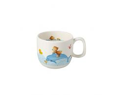Villeroy & Boch Happy as a Bear Tazza per Bambini con Manico, 180 milliliters, Porcellana, Bianco/Multicolore