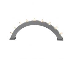 STAR 230Â -Â 11Â Trull Candelabro 9Â luci Grigio Legno 24Â x 58Â cm