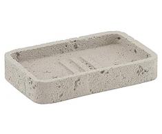 Gedy Ginevra Portasapone, Cemento, Grigio, 8X12.6X2
