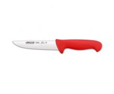 Arcos Serie 2900 - Coltello Scannare Coltello Macellaio Coltello Bistecca - Lama Acciaio Inossidabile Nitrum 160 mm - Manico Polipropilene Colore Rosso