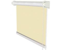Flair Deco 3005175Â âÂ 04153007Â Klemmfix Tenda a Rullo con Lato/ThermoÂ âÂ Tenda Oscurante a Pannello, 41,5Â x 175Â cm, Beige