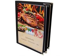 Decor servizio piatti carta, plastica, nero, A4