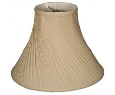 Royal Designs - Paralume a pieghe intrecciate, Beige, 6 x 12 x 9